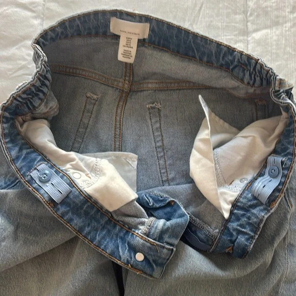 H&M Light Blue Wide Leg Jeans Maternity jeans - Picture 6 of 14